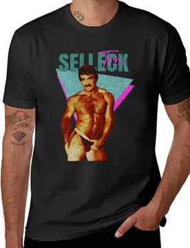 Vintage Distressed Tom Selleck T-Shirt hippie clothes basketball graphic tees baggy shirts mens champion t shirts - Aliexpress - FashionsVida