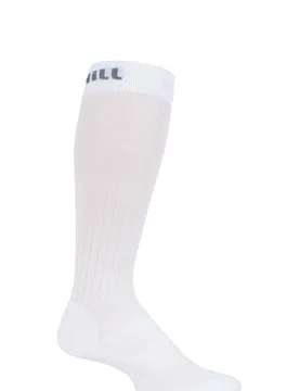 Pair White Summer Course 3 Layer L2 Socks Unisex 12-2.5 Unisex - - White - Size: 12-2.5 Unisex - Uphill Sport - FashionsVida