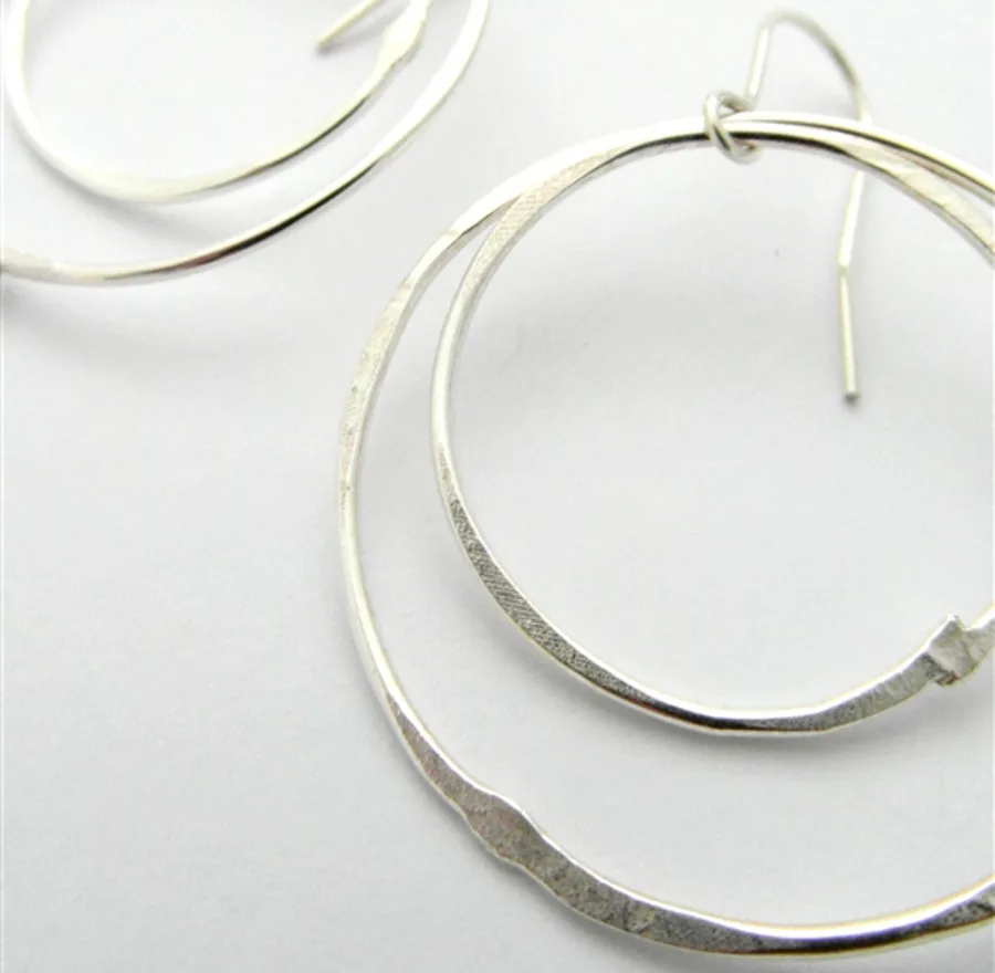 Solstice Recycled Silver Earrings - La Jewellery - FashionsVida