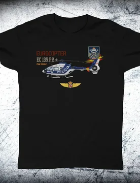 Spanish Department EC 135 P2+ Helicopter T-Shirt. Premium Cotton Short Sleeve O-Neck Mens T Shirt New S-3XL - Aliexpress - FashionsVida