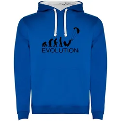 Sweat à Capuche Evolution Kite Surf Two-colour Royal Blue / White M