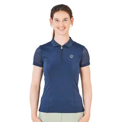 Damen Poloshirt DARLENE TECH navy M