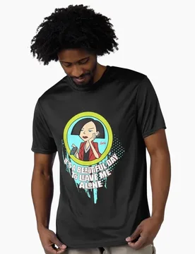 Daria The Series Sick Sad World Print T‑Shirt 90s Classic Cartoon Unisex Cotton Tee Casual Streetwear Birthday Gift For Fans - Aliexpress - FashionsVida