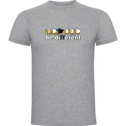 Be Different Padel Short Sleeve T-shirt Heather Grey 2XL