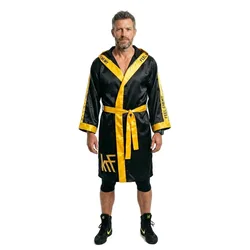 Peignoir De Boxeur Competition Black / Yellow M