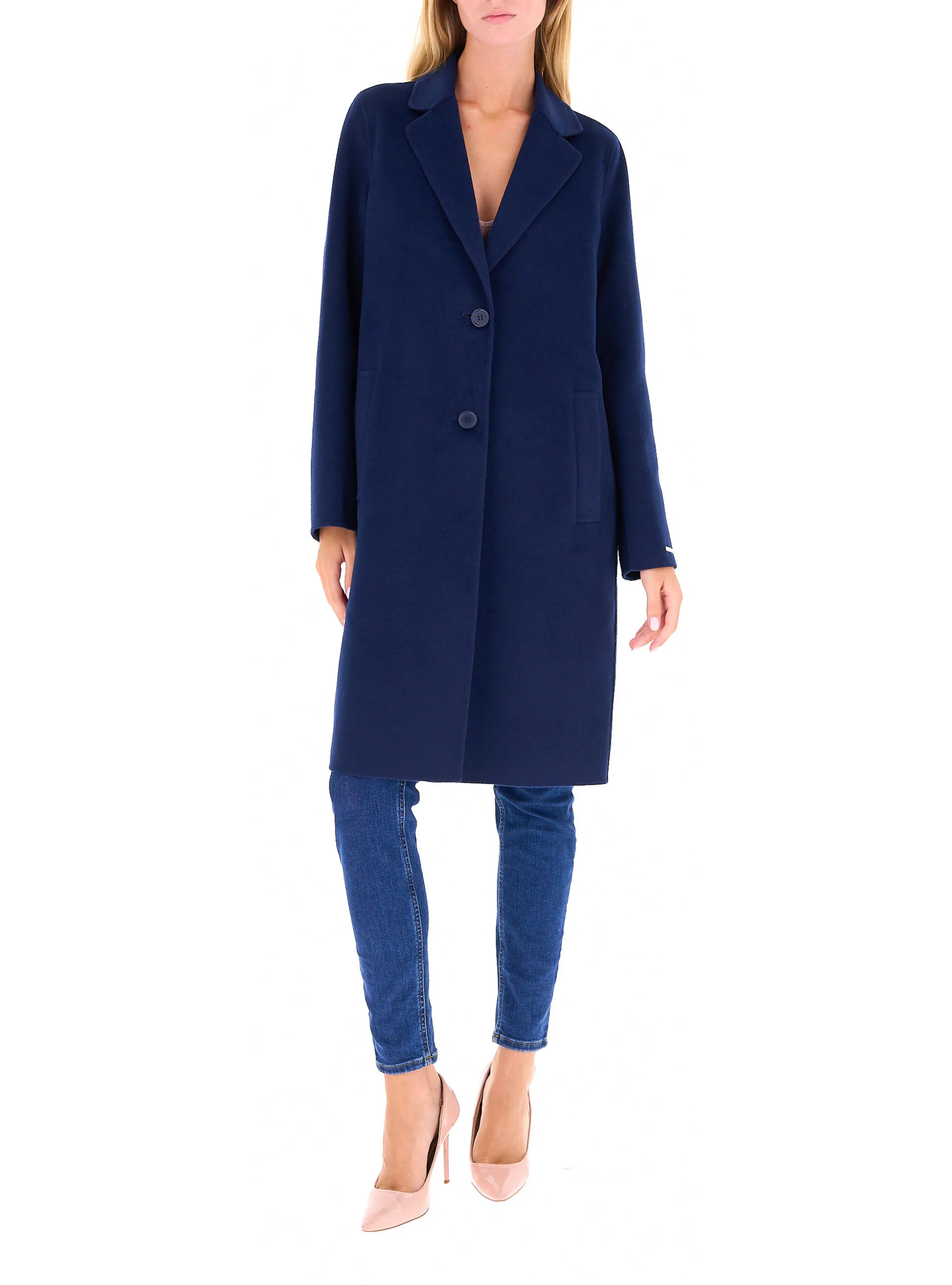 Cappotto monopetto BLU 44 - EMME MARELLA - FashionsVida