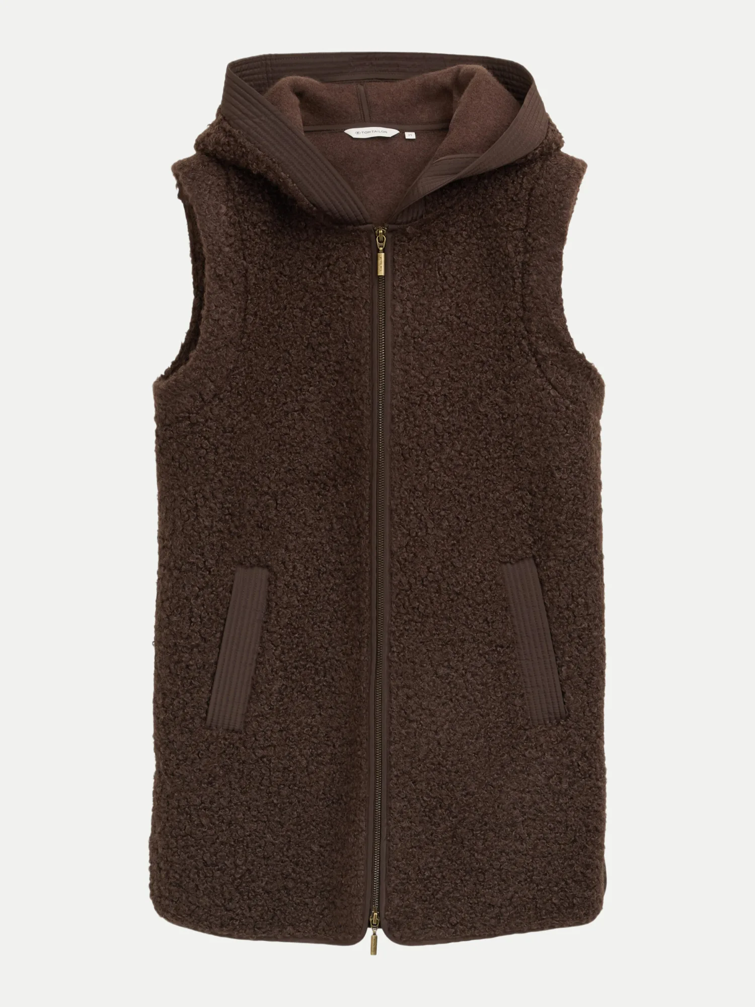 Hoodie Sweatweste Braun M - Tom Tailor Casual - FashionsVida