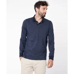 Polo de hombre jacquard microdibujo