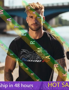 Motorcycle T-shirts B./M.WS S1000R fans Biker Tee Graphic Summer Short Sleeves Oversized Breathable 100% Cotton Cool Tee - Aliexpress - FashionsVida