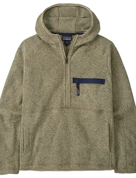 Mens Better Sweater 1/2 Zip Fleece - Weathered Stone - Patagonia - FashionsVida