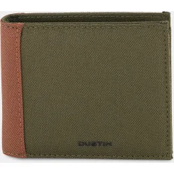 Cartera horizontal con tarjetero de canvas