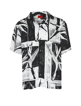 Hugo Camisa holgada EXOLINO negro XL - Hugo Boss - FashionsVida