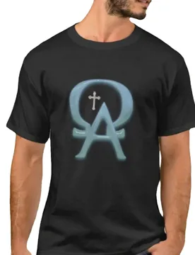 The Beginning and The End. Christian Faith Symbol Alpha and Omega T-Shirt. Cotton Short Sleeve O-Neck Mens T Shirt New S-3XL - Aliexpress - FashionsVida