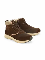 Hallux-Sneaker-Bootie Extraweit - Schokobraun - female - Size: 38