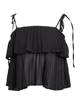 Markup Top Mujer Negro S,XS Mujer - Markup - FashionsVida