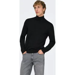 Only & Sons - Jersey de hombre con el cuello vuelto