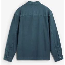 Camisa de hombre de manga larga con cuello polo