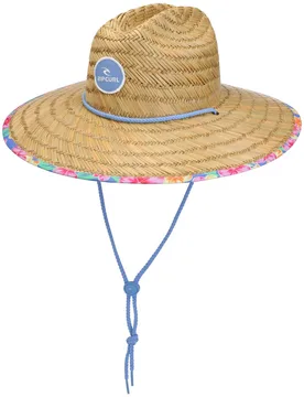 Coloured Edge Lifeguard Straw Hat by - blue - Damen - Size: M (56-57 cm) - Rip curl - FashionsVida