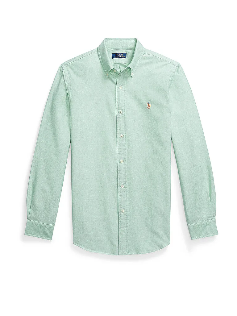 Camicia Custom Fit verde chiaro M - Ralph Lauren - FashionsVida