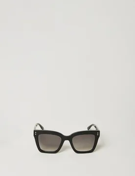 Lunettes de soleil carrées avec clous - TWINSET - FashionsVida