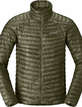 Norrona - Doudoune en duvet de canard - Trollveggen Down800 Super Light Jacket M Deep Lichen Green - Taille M - Kaki - Norröna - FashionsVida