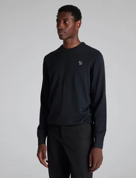 Manchester United x Mens Knitted Jumper Navy S - Paul smith - FashionsVida