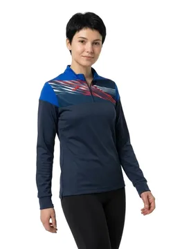 Elite X Half Zip Sweatshirt Navy / Royal L Women - Joma - FashionsVida