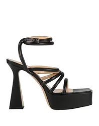 Sandale Damen Schwarz 38.5,41 Damen