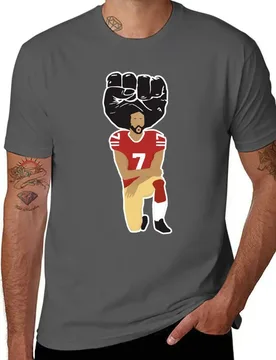 Colin Kaepernick Kneeling T-Shirt Plus Size Basic Short Sleeve Top - Aliexpress - FashionsVida