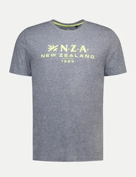 Logo-T-Shirt Blau XXL - NZA New Zealand Auckland - FashionsVida