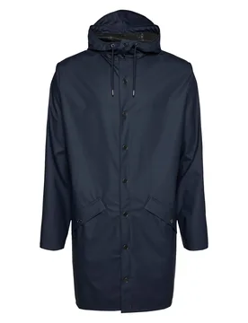 Veste longue imperméable - Long Jacket W3 Navy - Taille XL - Rains - FashionsVida