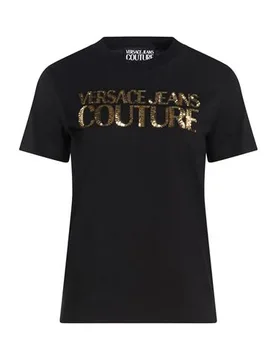 T-shirts Damen Schwarz L,S,XL,XS,XXS Damen - Versace Jeans Couture - FashionsVida