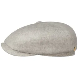 Hatteras Cashmere LE Flat Cap by - light grey - Size: 57 cm