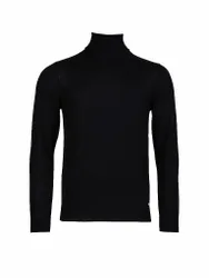 Rollkragenpullover blau S Herren