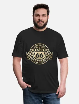 Route 66 America Gift t shirt The Mother Road US highway Graphic clothes 100% cotton printed Tee All size Tops S-6XL - Aliexpress - FashionsVida