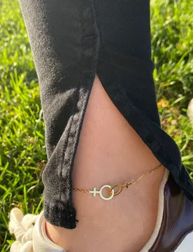 Double Venus Symbol Charm Female Lesbian LGBT Anklet for Women Anklet Girlslove LES Stainless Steel Sister Jewelry - Aliexpress - FashionsVida