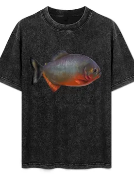 Piranha T-Shirt Lightweight Casual Summer T-Shirt - Aliexpress - FashionsVida