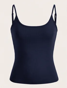 Top de tirantes de unicolor simple para mujer M - Shein - FashionsVida