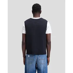 Workwear Relaxed Knit Vest Black Größe M male