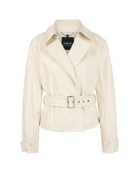 Giacca effetto pelle crema 36 - Marc cain - FashionsVida