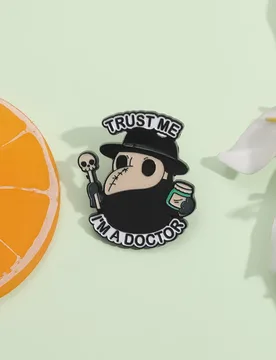 Trust Me I'm A Doctor Enamel Pins Halloween Punk Wizard Brooches Lapel Badge Backpack Clothes Jewelry Gift for Friends Wholesale - Aliexpress - FashionsVida