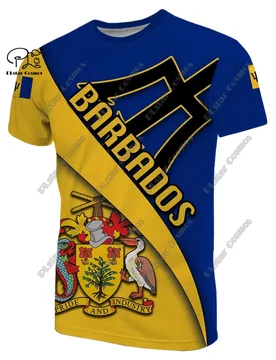 D Printing Barbados Caribbean Country Flag Tattoo Retro Summer Harajuku Unisex Streetwear Short Sleeves Casual Fun T-Shirt 3 - Aliexpress - FashionsVida