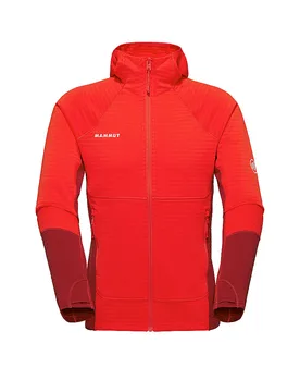 Giacca in pile da uomo Taiss Hoodie rosso L - Mammut - FashionsVida