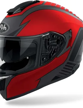Casco Integrale Doppia Visiera Moto ST 501 TYPE Rosso taglia XL - Airoh - FashionsVida