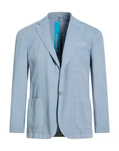 Blazer Herren Hellblau 52 Herren - Santaniello - FashionsVida