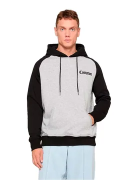 Mister Sweat à Capuche Compton Heather Grey / Black S - TEE - FashionsVida
