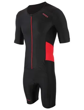 Trisuit A Maniche Corte Activate Black / Red L - Zone3 - FashionsVida