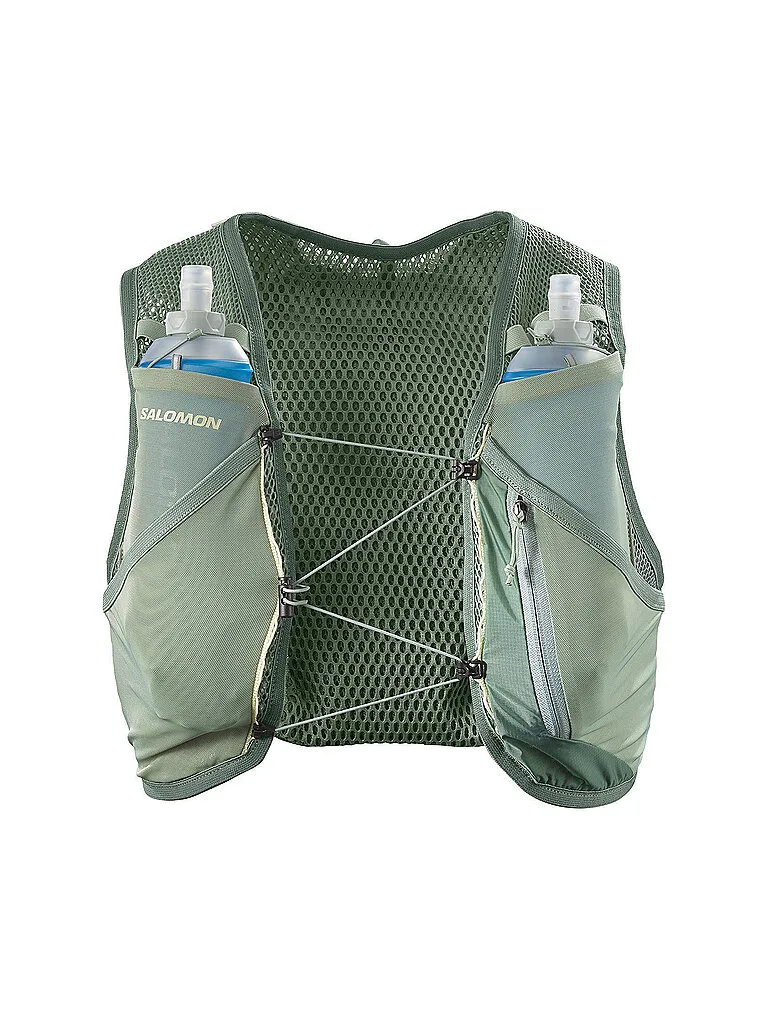Gilet d'hydratation Active Skin 4 Set vert clair S - Salomon - FashionsVida