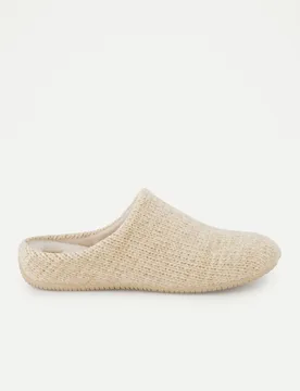 Zapatilla de casa de mujer abierta velvet - LT Comfort - FashionsVida