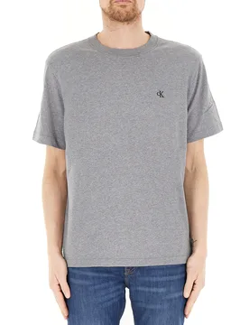 T-shirt girocollo GRIGIO M - Calvin Klein - FashionsVida